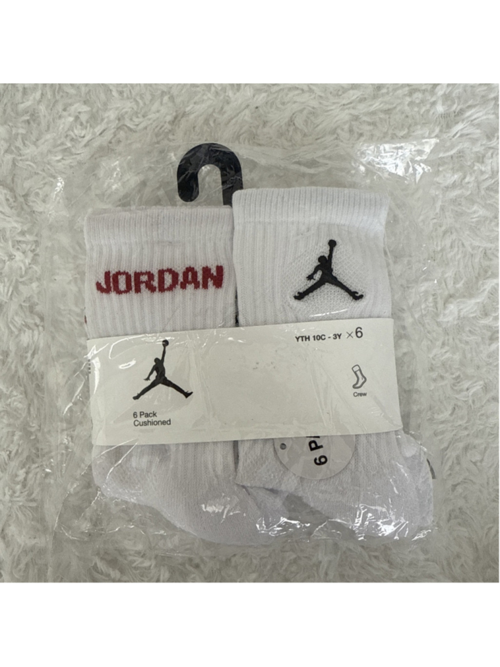 Jordan Socks 6 Pack 10c-3y Long